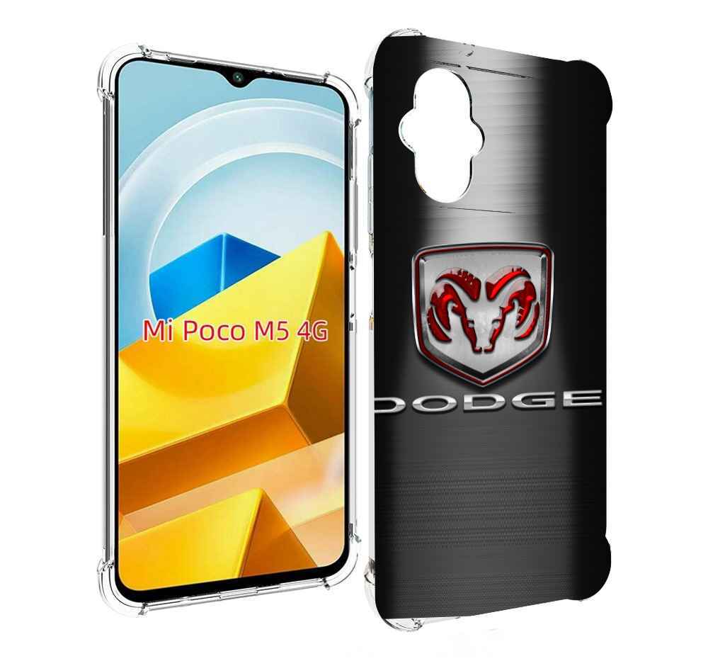 

Чехол Mypads Dodge 1 Мужской Для Poco M5, Прозрачный, Tocco