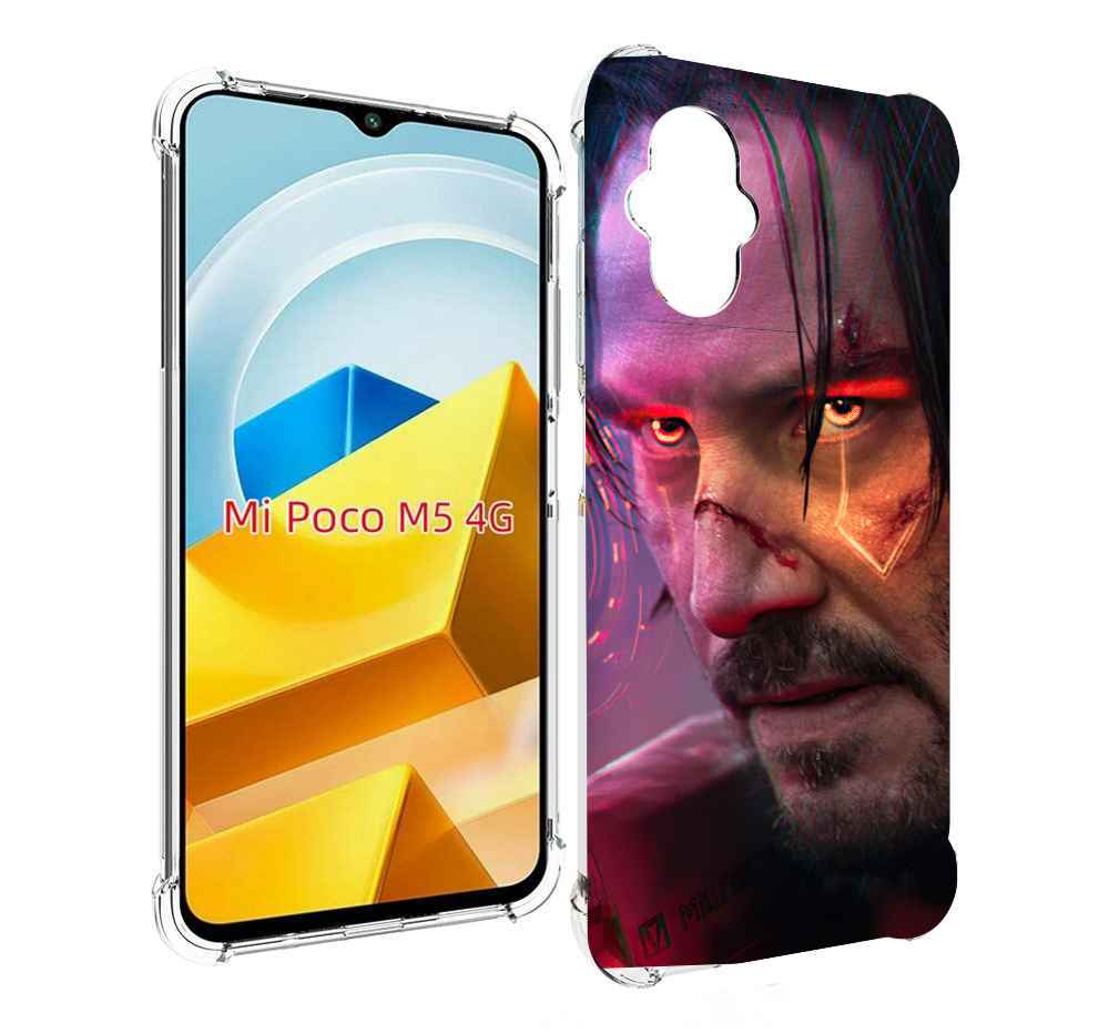 

Чехол MyPads Tocco для Xiaomi M5 cyberpunk 2077 Джонни Сильверхенд, Прозрачный, Tocco