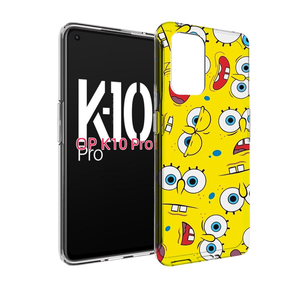 

Чехол MyPads много-спанч-боба для OPPO K10 Pro, Прозрачный, Tocco