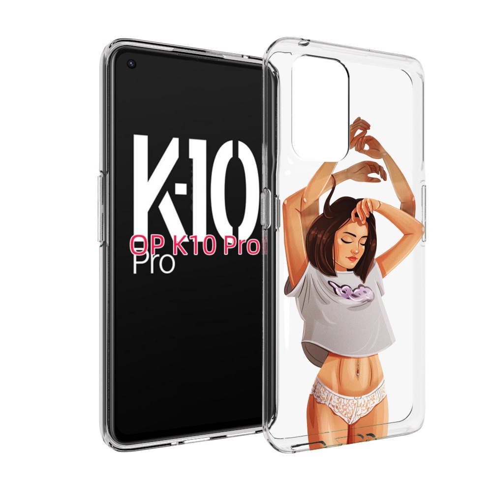 

Чехол MyPads много-рук женский для OPPO K10 Pro, Прозрачный, Tocco
