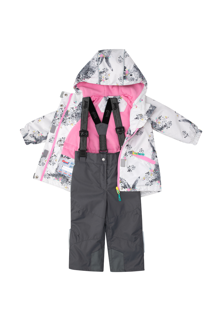 

Комплект верхней одежды Oldos Лилли AOSS23SU2T107, цвет жемчужный_серый, размер 116, Белый;серый, AOSS23SU2T107