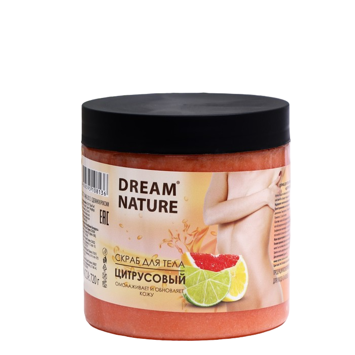 

Скраб-пилинг для тела "Dream Nature", Цитрусовый, 720 г.