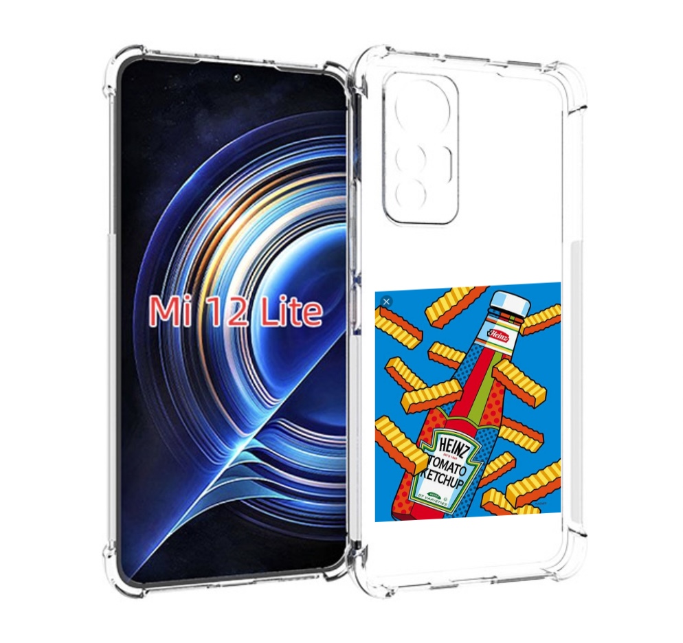 

Чехол MyPads картошка с соусом для Xiaomi 12 Lite, Прозрачный, Tocco