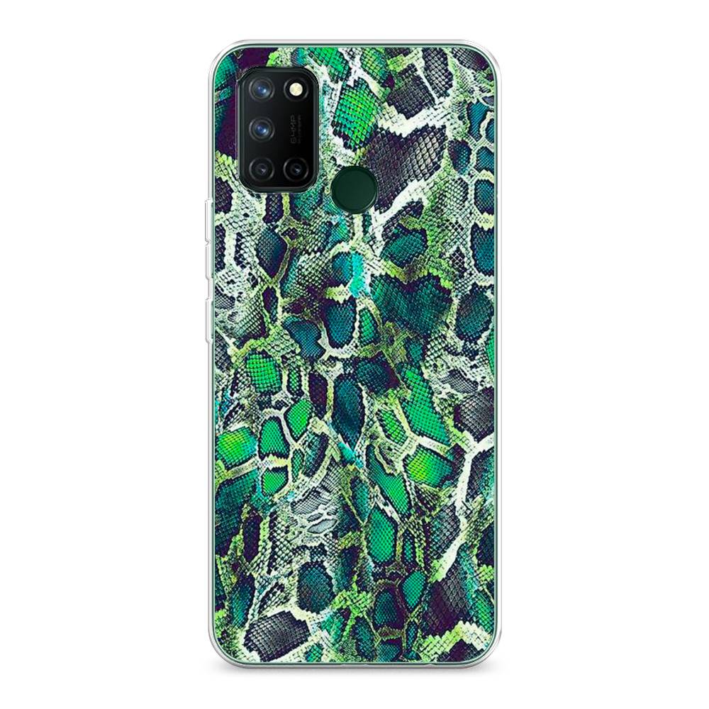 

Чехол Awog на Realme 7i "Зеленая кожа змеи", Разноцветный, 253950-3