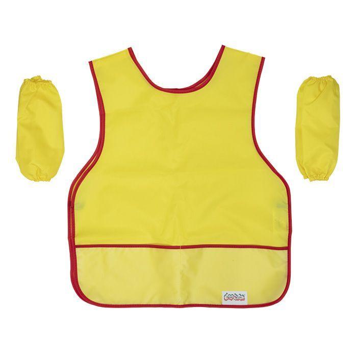 Фартук для труда с нарукавниками Каляка-Маляка, ткань желтая