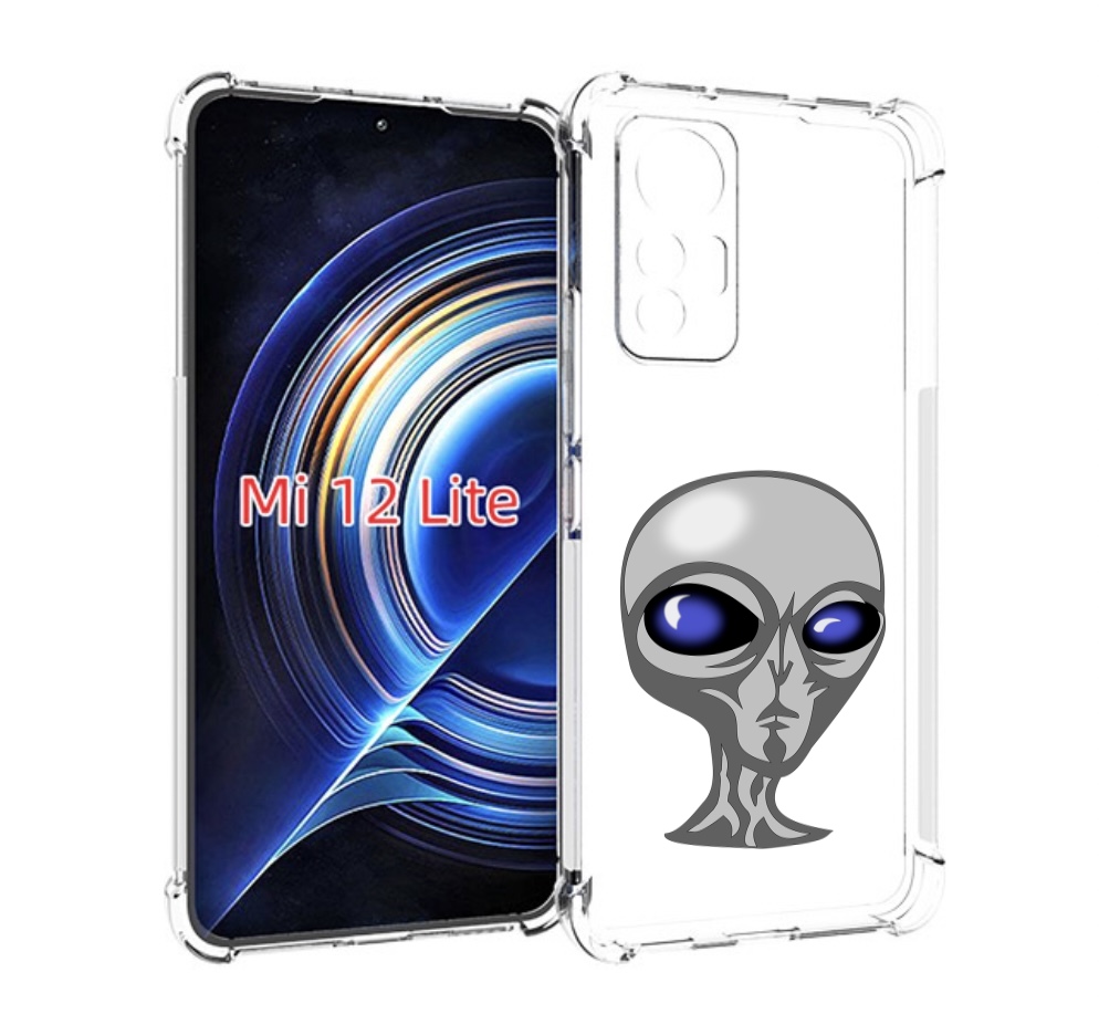 

Чехол MyPads инопланетянин для Xiaomi 12 Lite, Прозрачный, Tocco