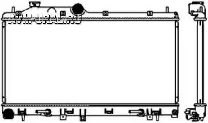 

SAKURA Радиатор 1шт, 34218503