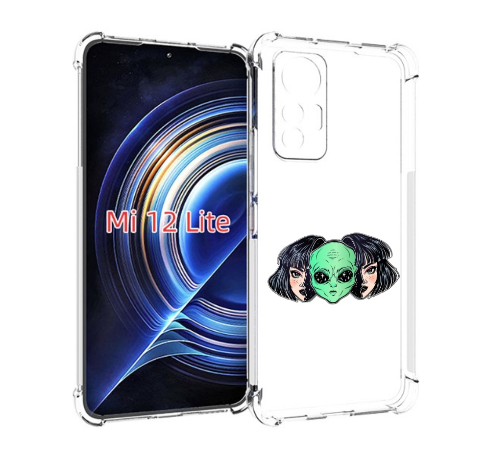 

Чехол MyPads инопланетянин в девочке женский для Xiaomi 12 Lite, Прозрачный, Tocco
