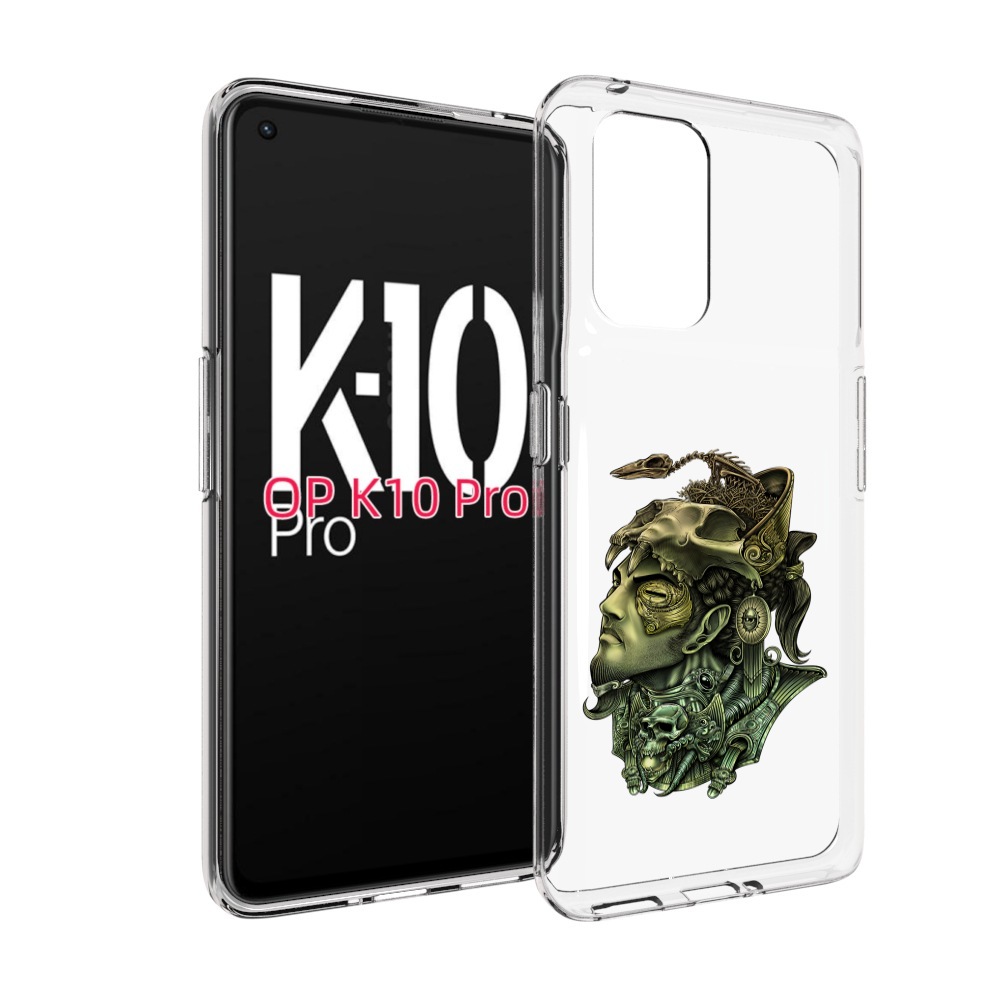 

Чехол MyPads бронзовый воин для OPPO K10 Pro, Прозрачный, Tocco