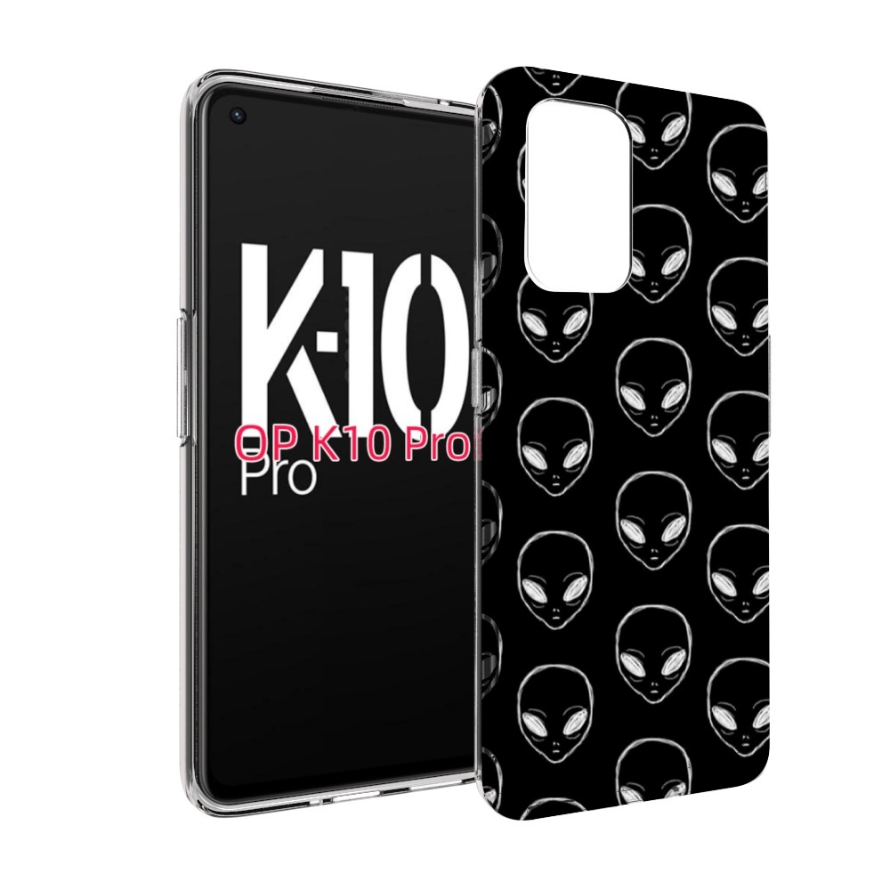 

Чехол MyPads мини-инопланетяне для OPPO K10 Pro, Прозрачный, Tocco
