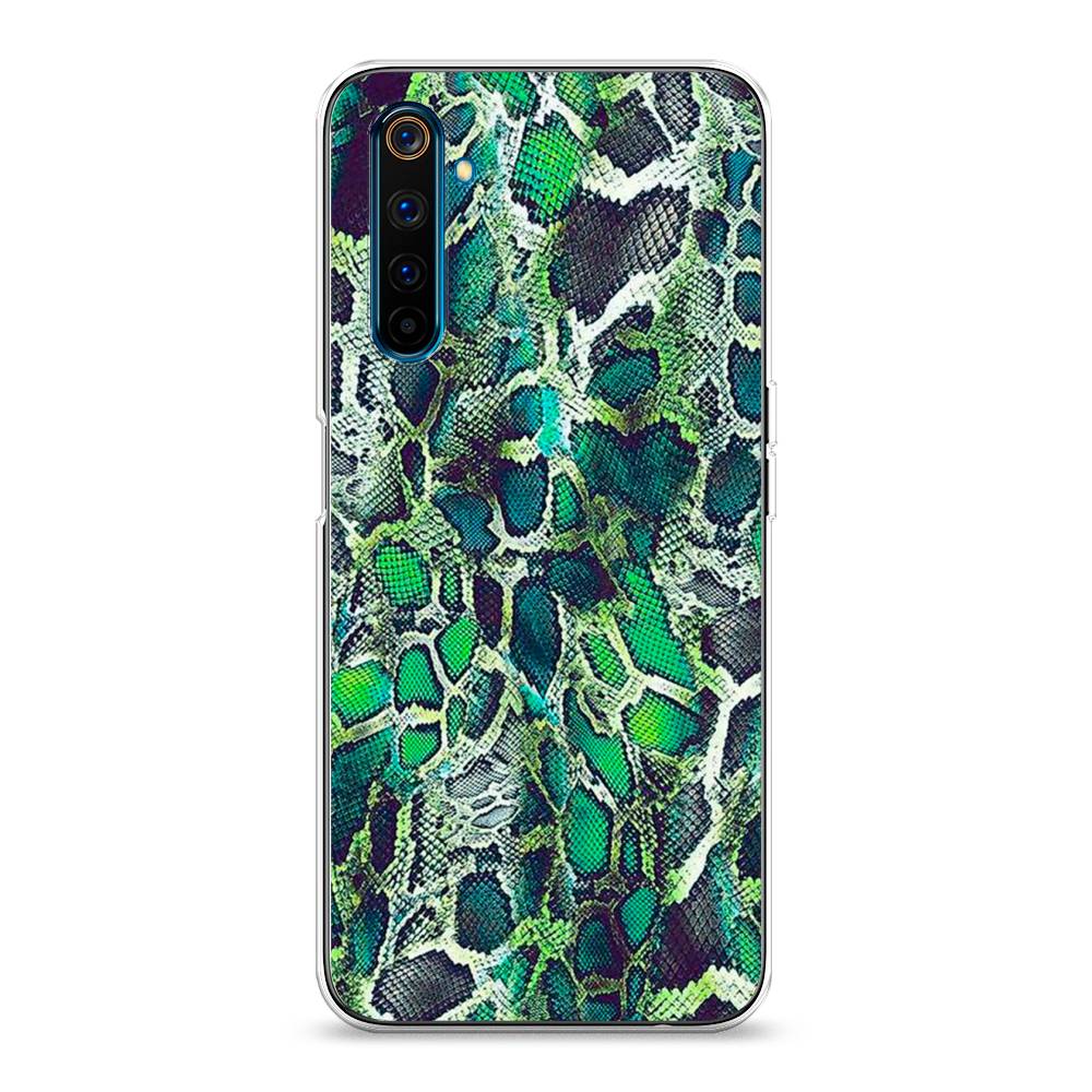 

Чехол Awog на Realme 6 Pro "Зеленая кожа змеи", Разноцветный, 252850-3