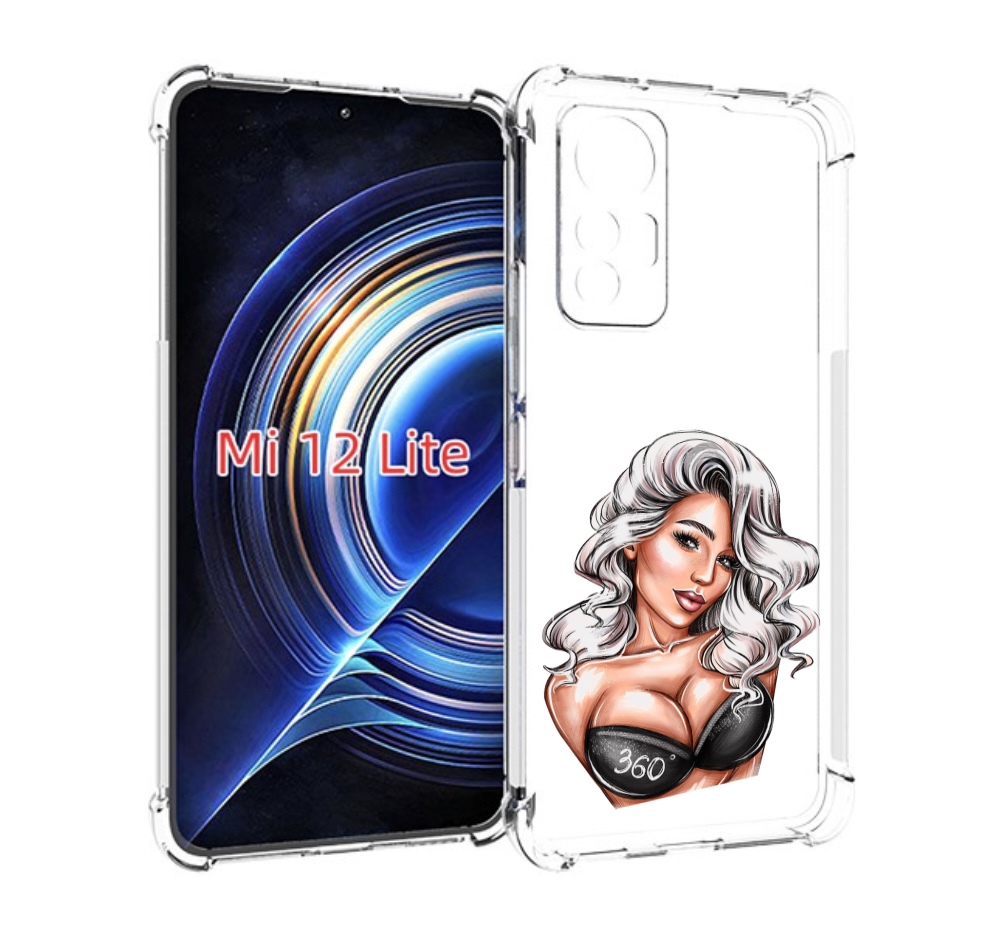 

Чехол MyPads ивлеева-рисунок женский для Xiaomi 12 Lite, Прозрачный, Tocco
