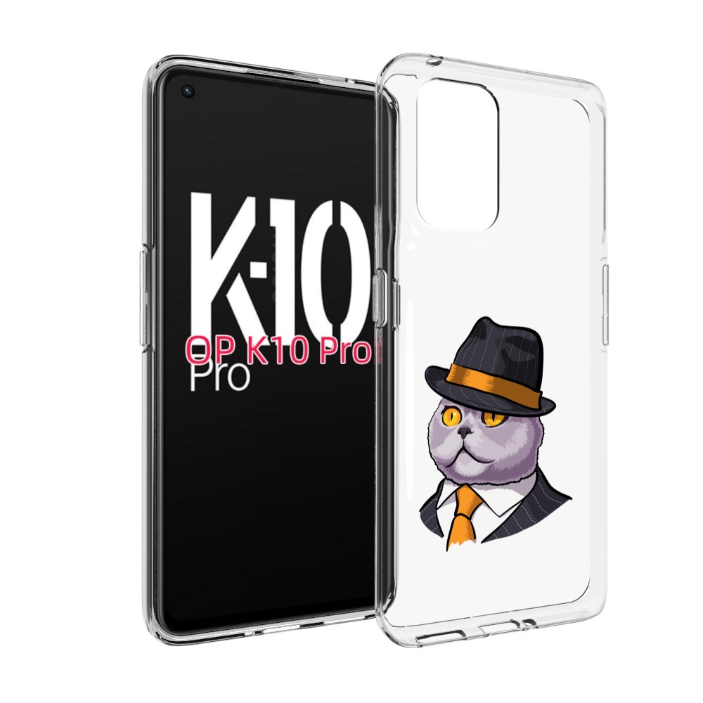 

Чехол MyPads британец для OPPO K10 Pro, Прозрачный, Tocco