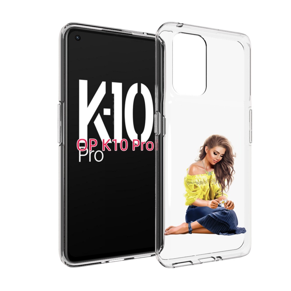 

Чехол MyPads миленькая-девочка женский для OPPO K10 Pro, Прозрачный, Tocco