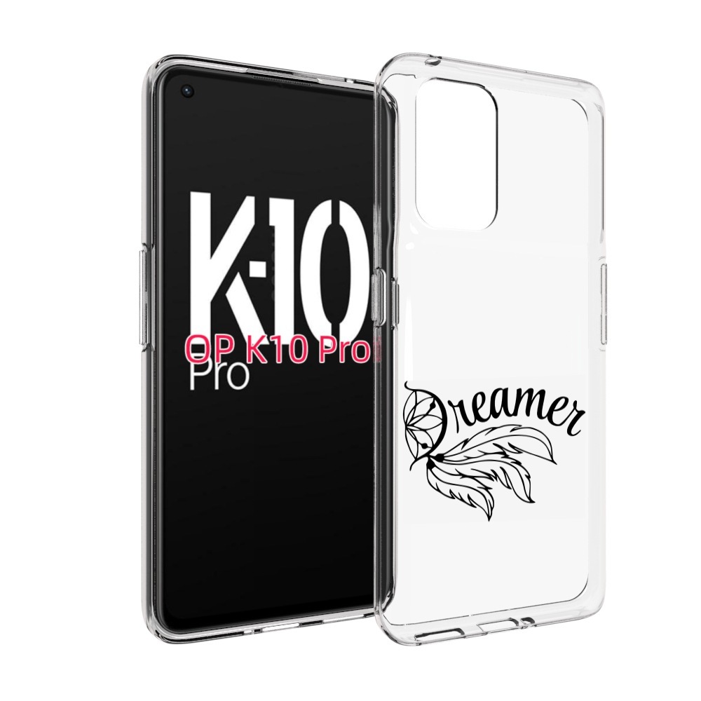 

Чехол MyPads мечтадел для OPPO K10 Pro, Прозрачный, Tocco