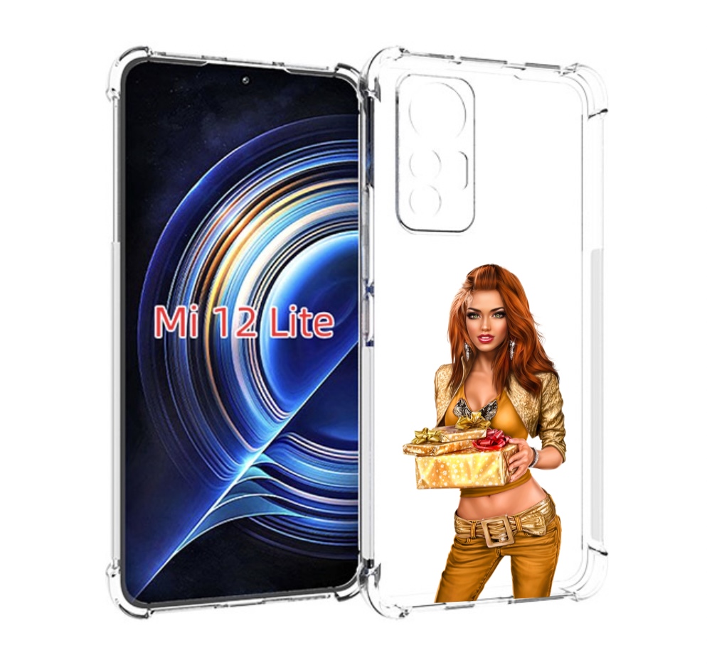 

Чехол MyPads золотая-девочка-с-подарком женский для Xiaomi 12 Lite, Прозрачный, Tocco