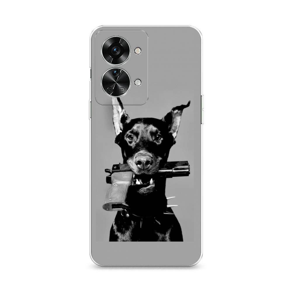 

Чехол Awog на OnePlus Nord 2T / ВанПлас Норд 2T "Доберман", Разноцветный, 153250-1