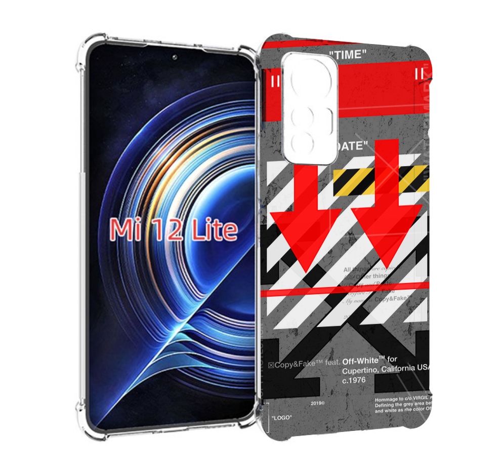

Чехол MyPads знаки-логотипы для Xiaomi 12 Lite, Прозрачный, Tocco