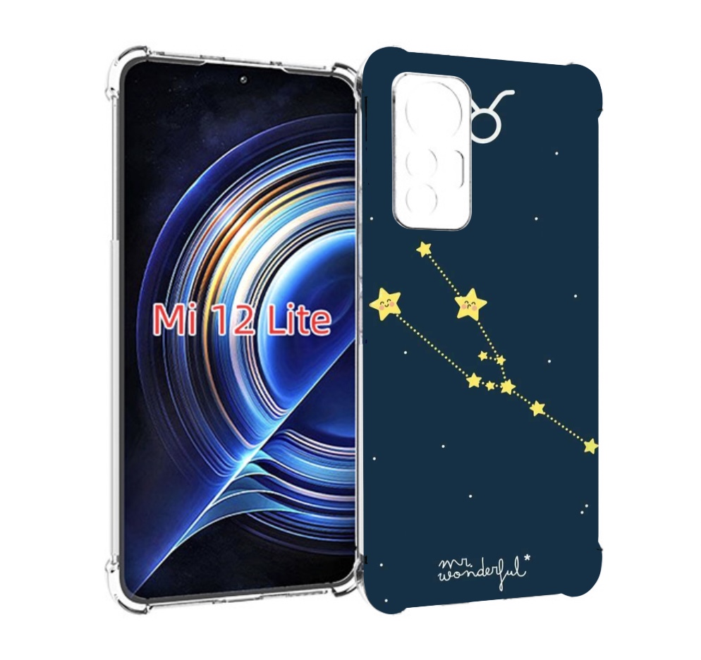 

Чехол MyPads знак-зодиака-телец-4 для Xiaomi 12 Lite, Прозрачный, Tocco