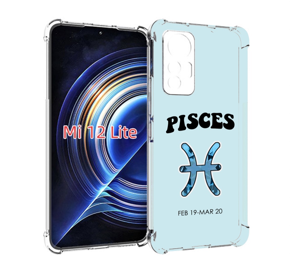 

Чехол MyPads знак-зодиака-рыбы-3 для Xiaomi 12 Lite, Прозрачный, Tocco