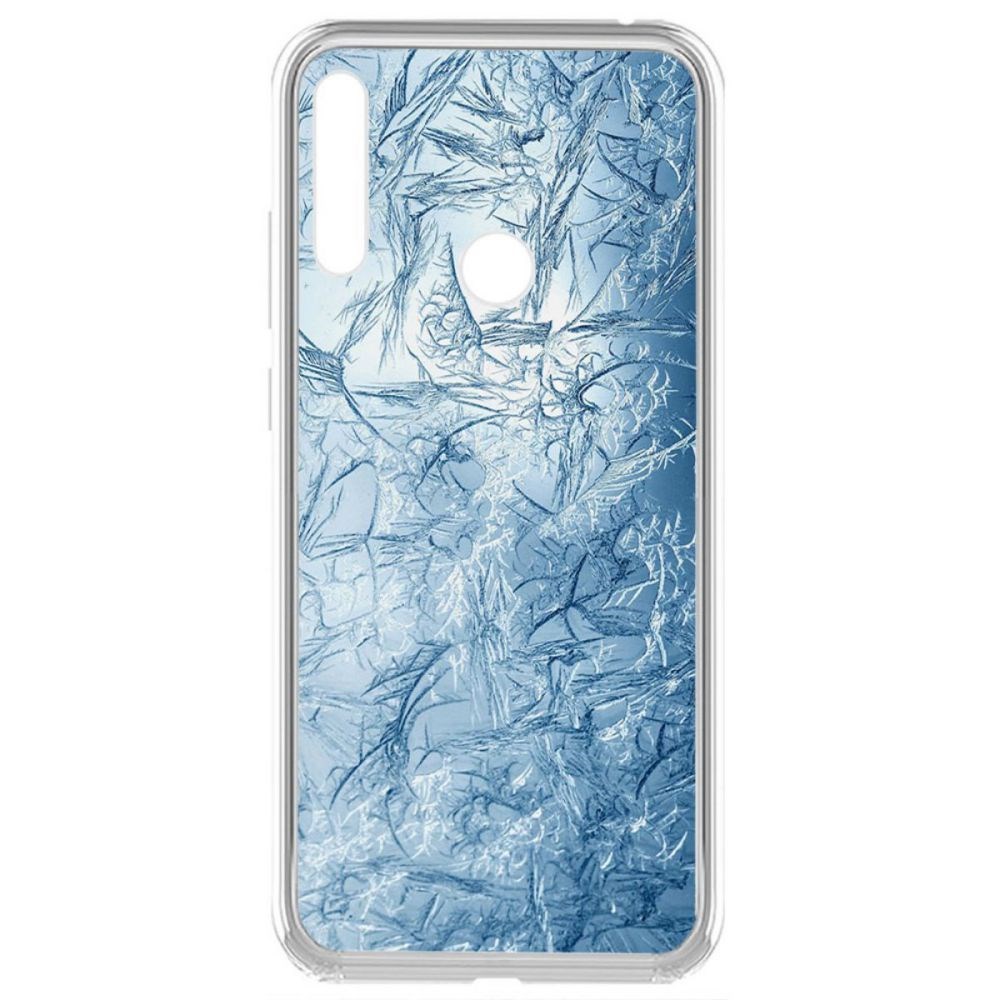 фото Чехол-накладка krutoff clear case лед для huawei y6 (2019)