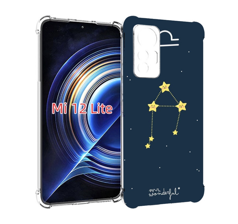 

Чехол MyPads знак-зодиака-весы-1 для Xiaomi 12 Lite, Прозрачный, Tocco