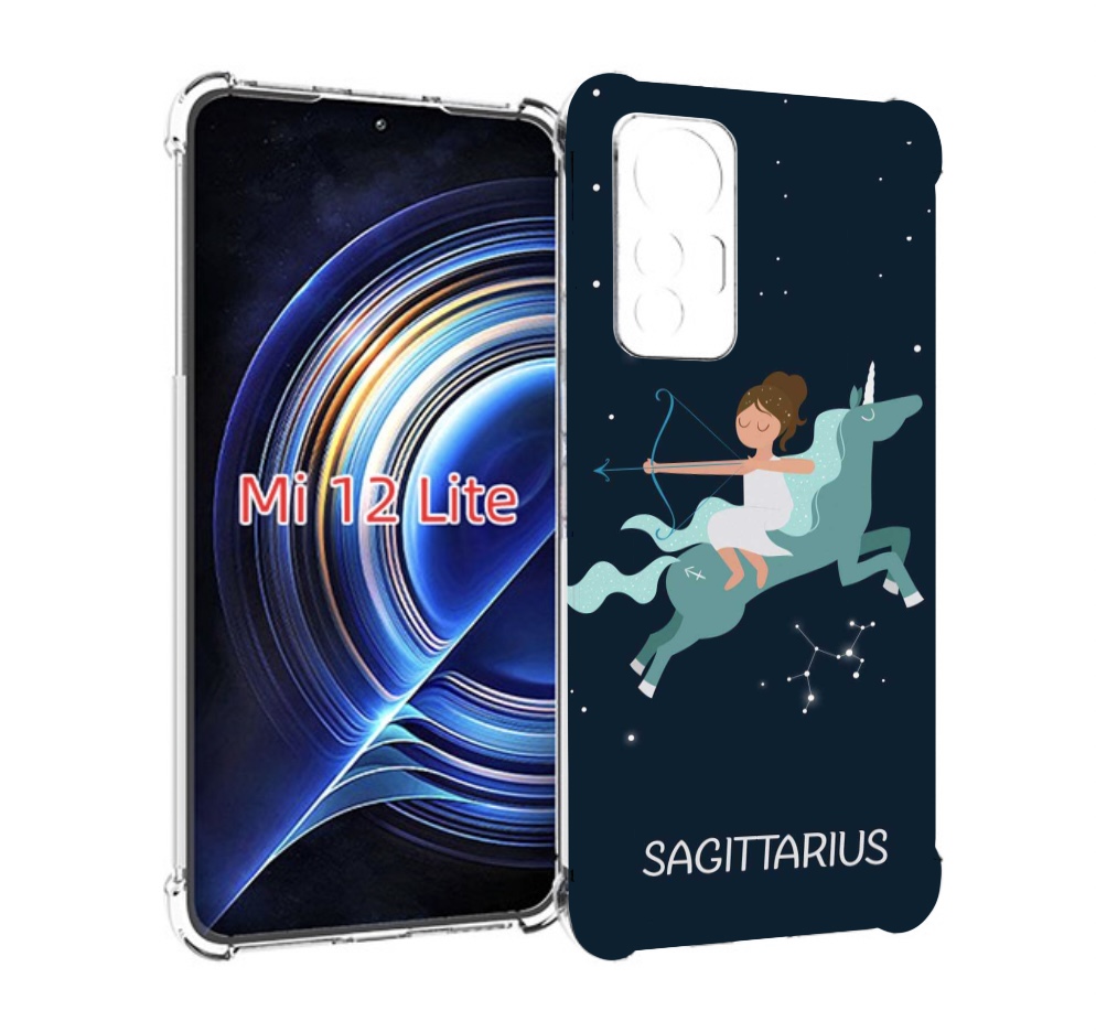 

Чехол MyPads знак зодиака стрелец 5 для Xiaomi 12 Lite, Прозрачный, Tocco