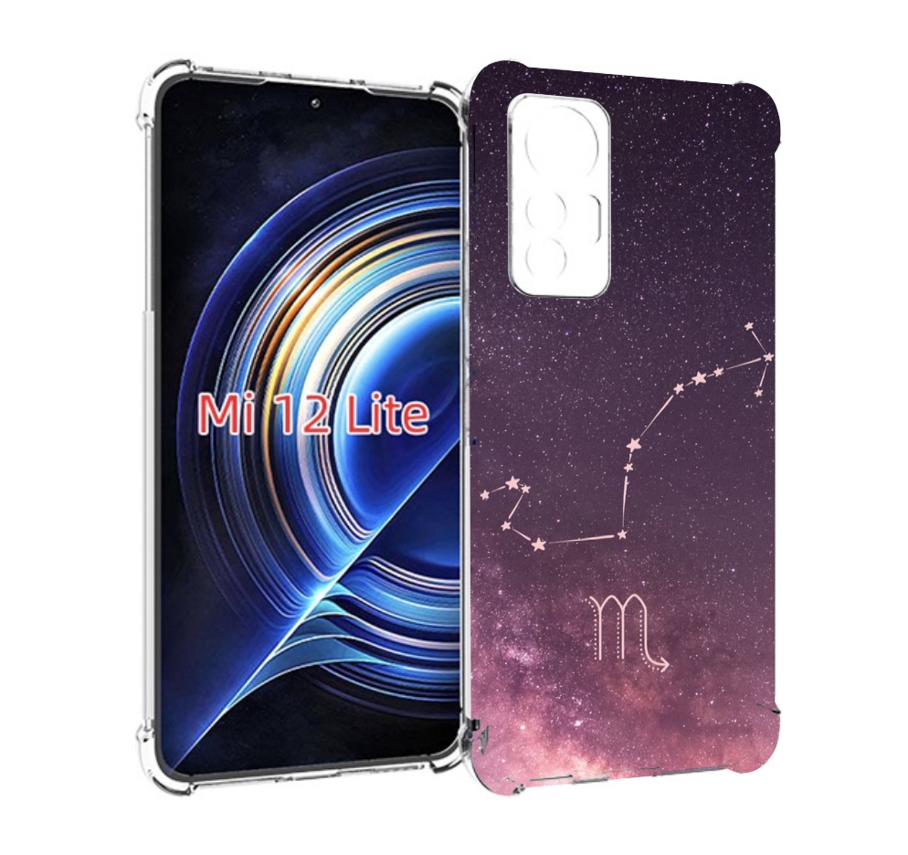 

Чехол MyPads знак зодиака скорпион 4 для Xiaomi 12 Lite, Прозрачный, Tocco