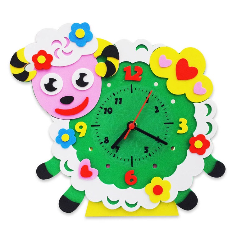 

Набор для творчества Часы из фоамирана. Овечка
