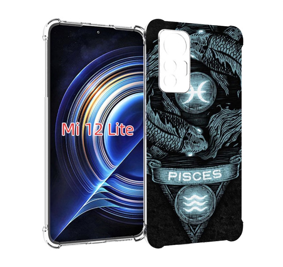 

Чехол MyPads знак зодиака рыбы 4 для Xiaomi 12 Lite, Прозрачный, Tocco