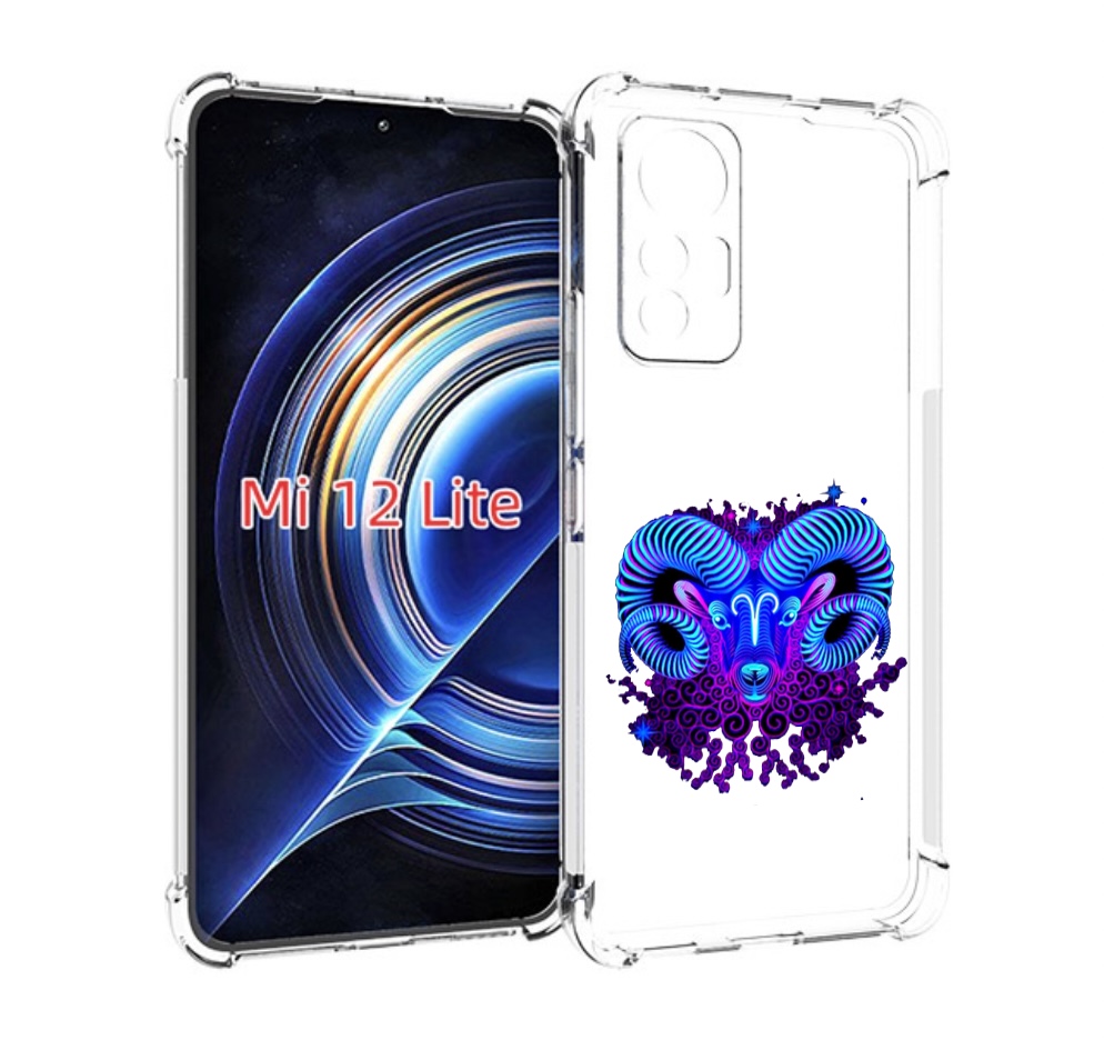 

Чехол MyPads знак зодиака овен 2 для Xiaomi 12 Lite, Прозрачный, Tocco