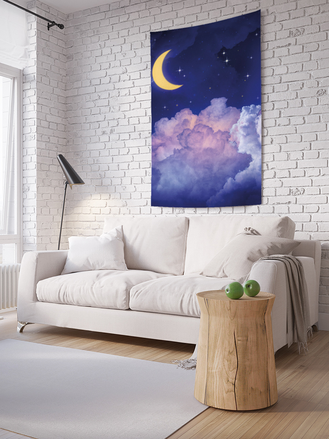 

Вертикальное фотопанно на стену JoyArty Фиолетовое небо 150x200 см, Фиолетовое небо