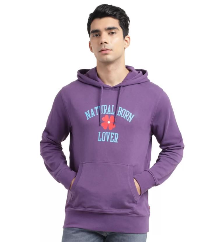

Худи мужское Levi's 17096009 фиолетовое L, Фиолетовый, 17096009