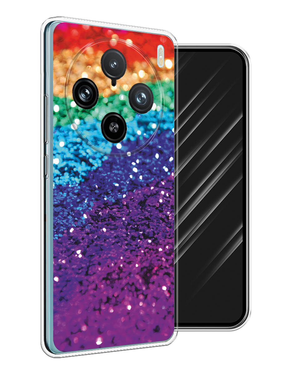 

Чехол Awog на Vivo X100 Pro "Блестящая радуга рисунок", Разноцветный, 2611850-1