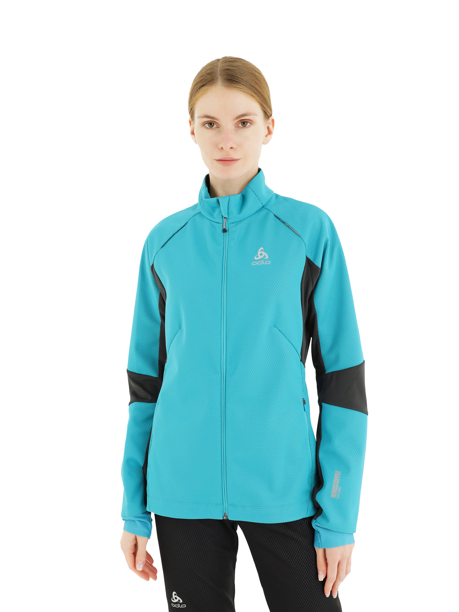 

Куртка Odlo Jacket Windstop. Frequency 2.0 Algiers Blue-Grey (Us:l), Frequency 2.0