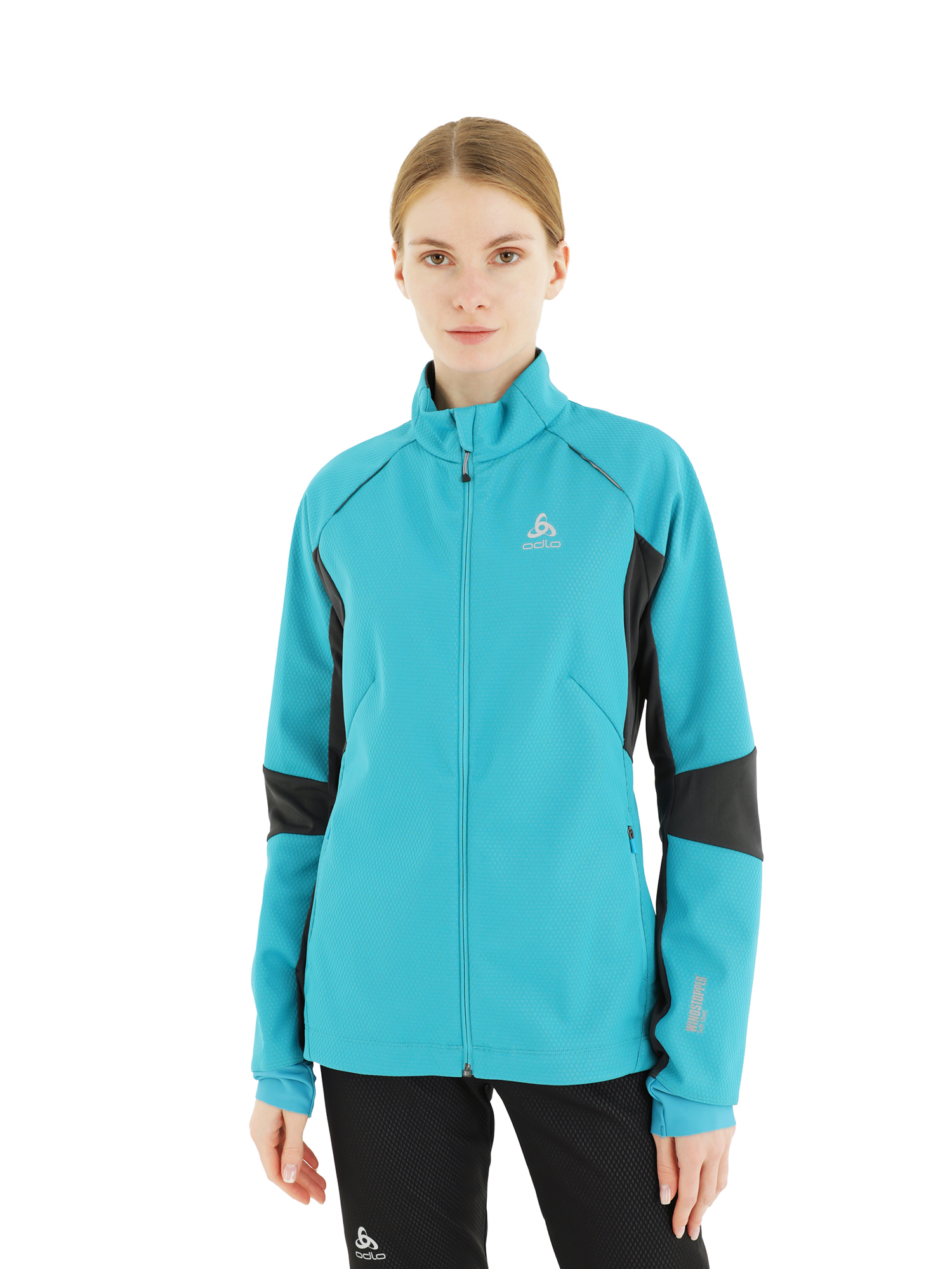 Куртка Odlo Jacket Windstop. Frequency 2.0 Algiers Blue-Grey (Us:m)