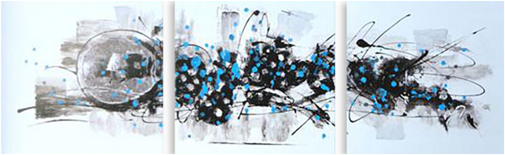 

Картина модульная на холсте Модулка Бред 120x38 см, 3385