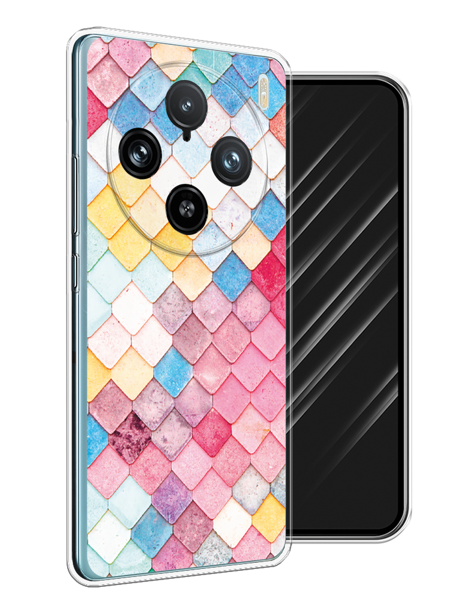 

Чехол Awog на Vivo X100 Pro "Нежные ромбики", Красный, 2611850-1