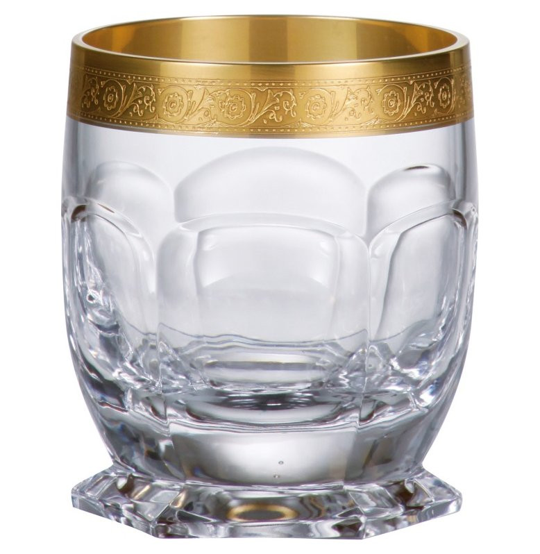 

Стаканы для виски 250 мл 6 шт Crystalite Bohemia "Сафари /Матовое золото /430469" / 03681, Прозрачный