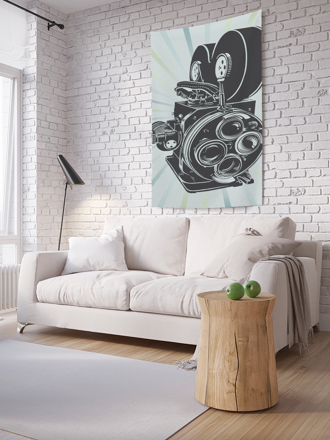 

Вертикальное фотопанно на стену JoyArty Кинопроектор 150x200 см, Кинопроектор