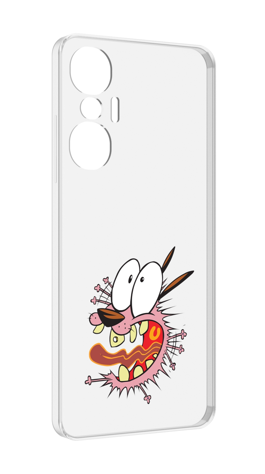 

Чехол MyPads испуганный бобик для Infinix Hot 20S противоударный, Tocco