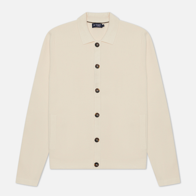 

Кардиган мужской Hackett HM702819-814 белый S, HM702819-814