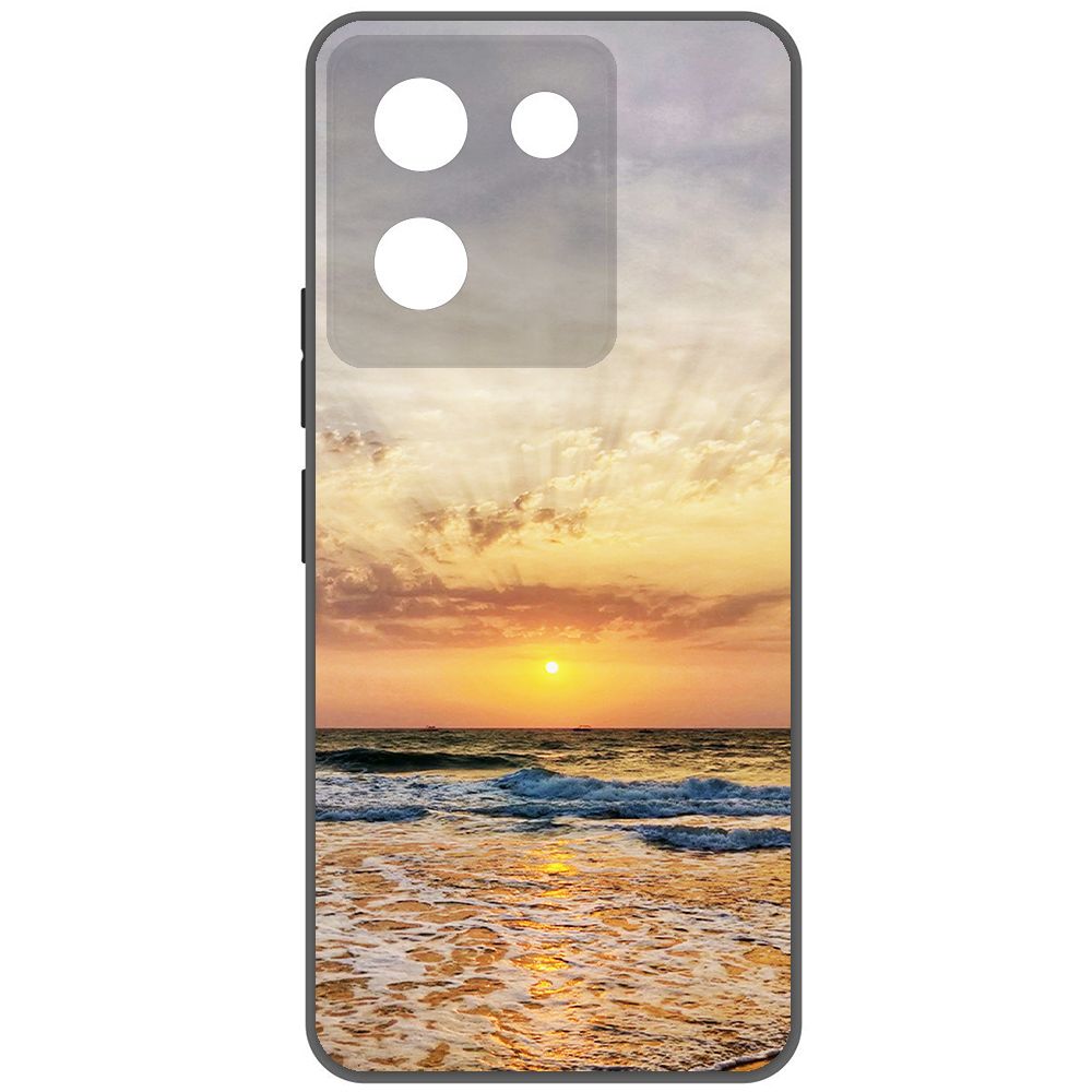 

Чехол-накладка Krutoff Soft Case Индия, Пляжи Гоа для Vivo Y27s черный