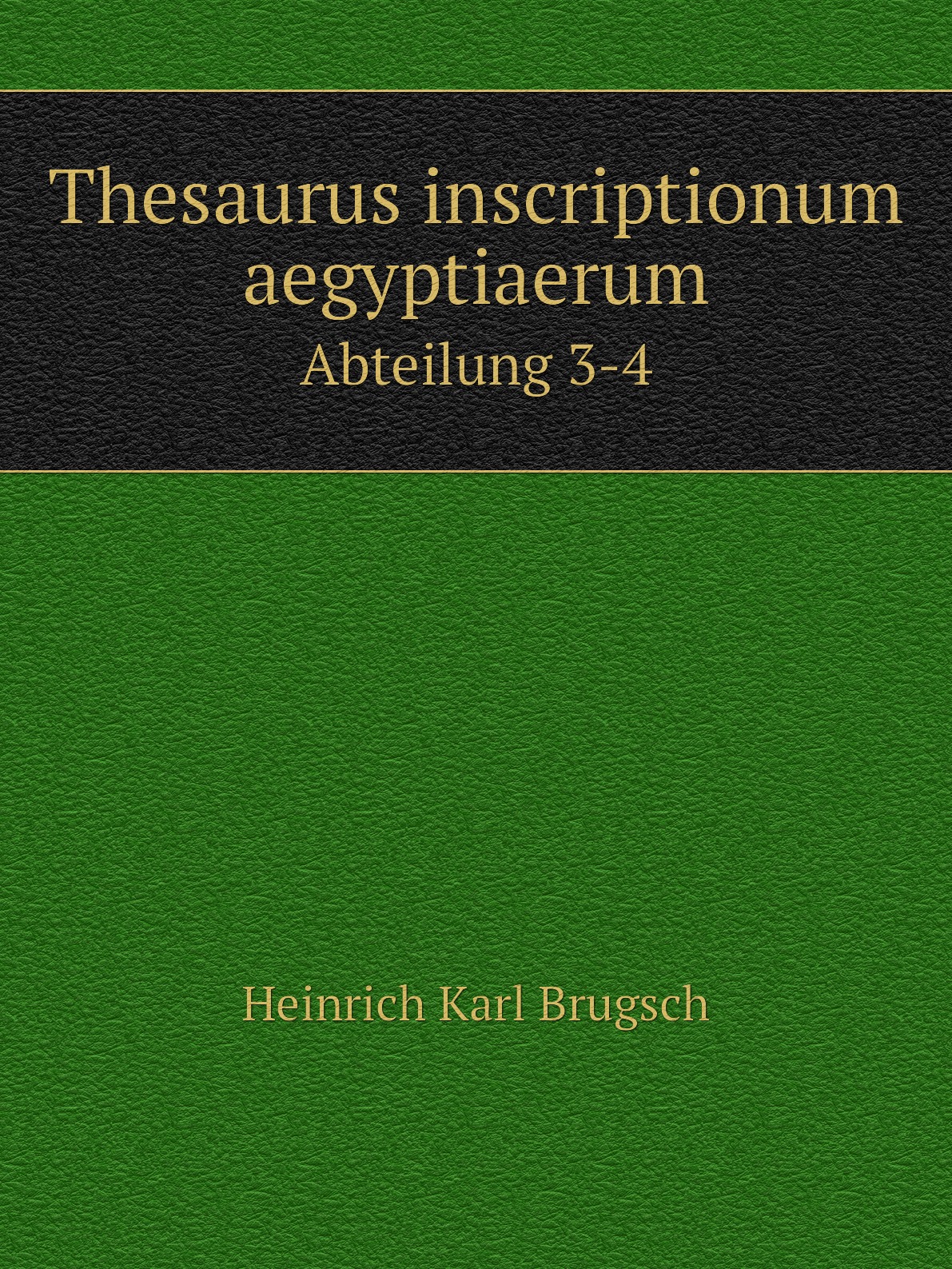

Thesaurus inscriptionum aegyptiaerum