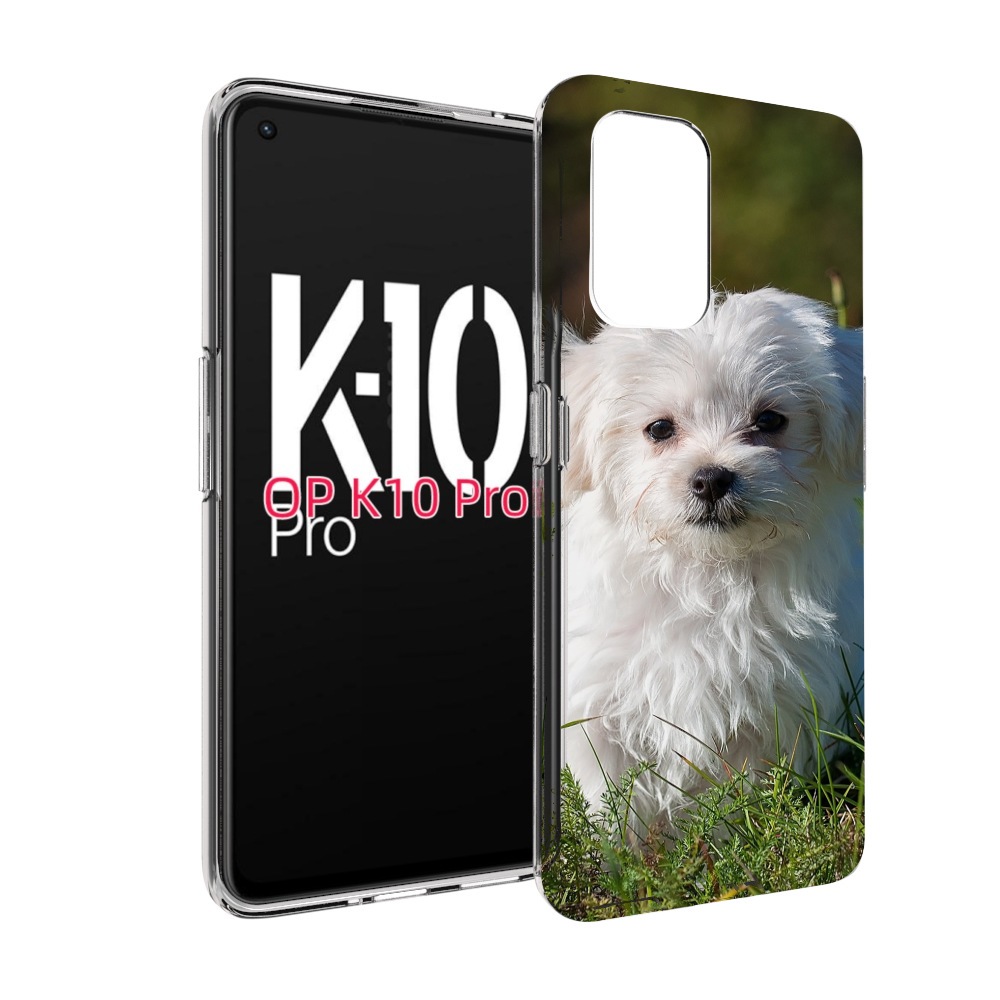 

Чехол MyPads мальтииская-болонка для OPPO K10 Pro, Прозрачный, Tocco