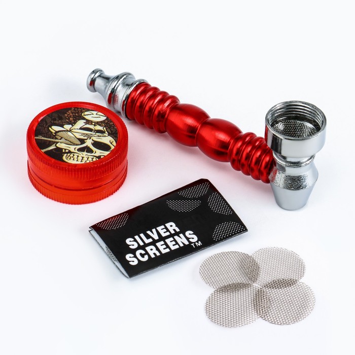 Трубка курительная, 5 сеточек, 8.5 х 3 см