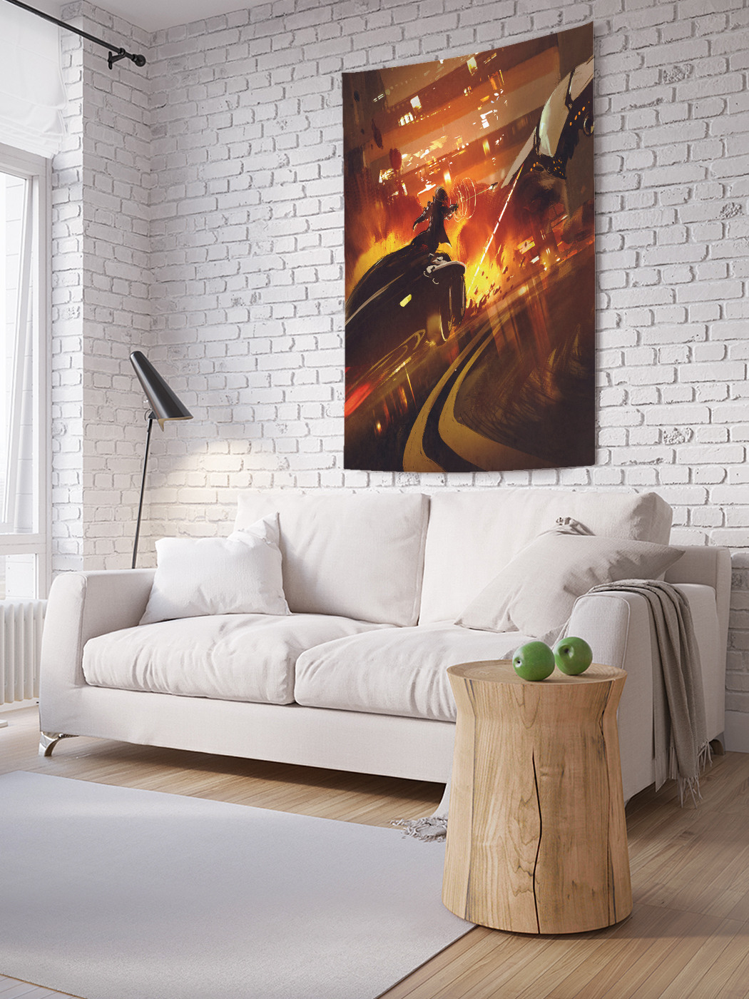

Вертикальное фотопанно на стену JoyArty Фантастическая погоня 150x200 см, Фантастическая погоня
