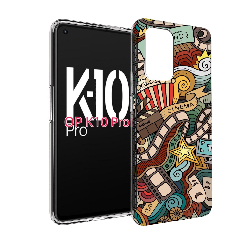 

Чехол MyPads любимое кино для OPPO K10 Pro, Прозрачный, Tocco