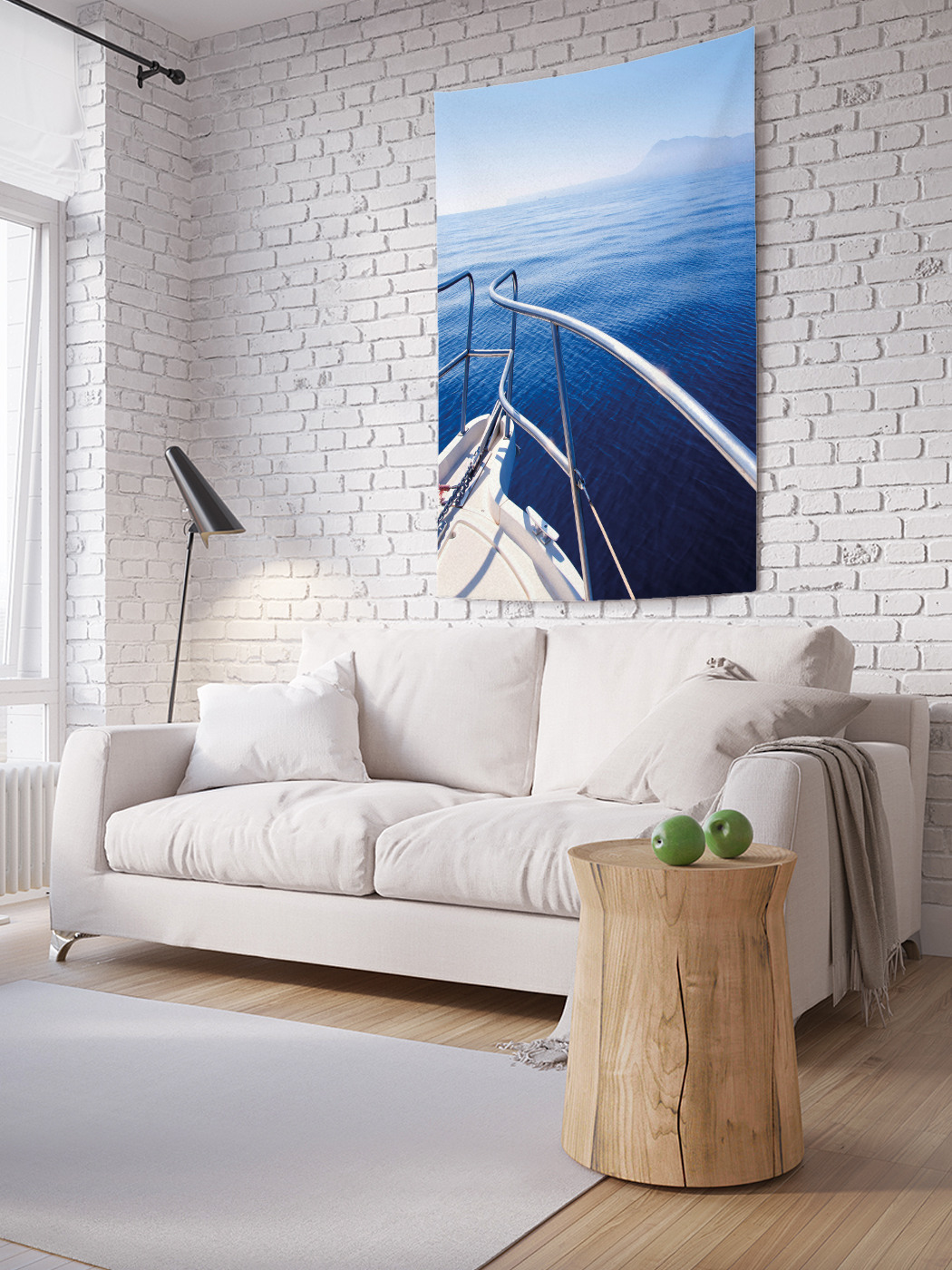

Вертикальное фотопанно на стену JoyArty Корабль в море 150x200 см, Корабль в море