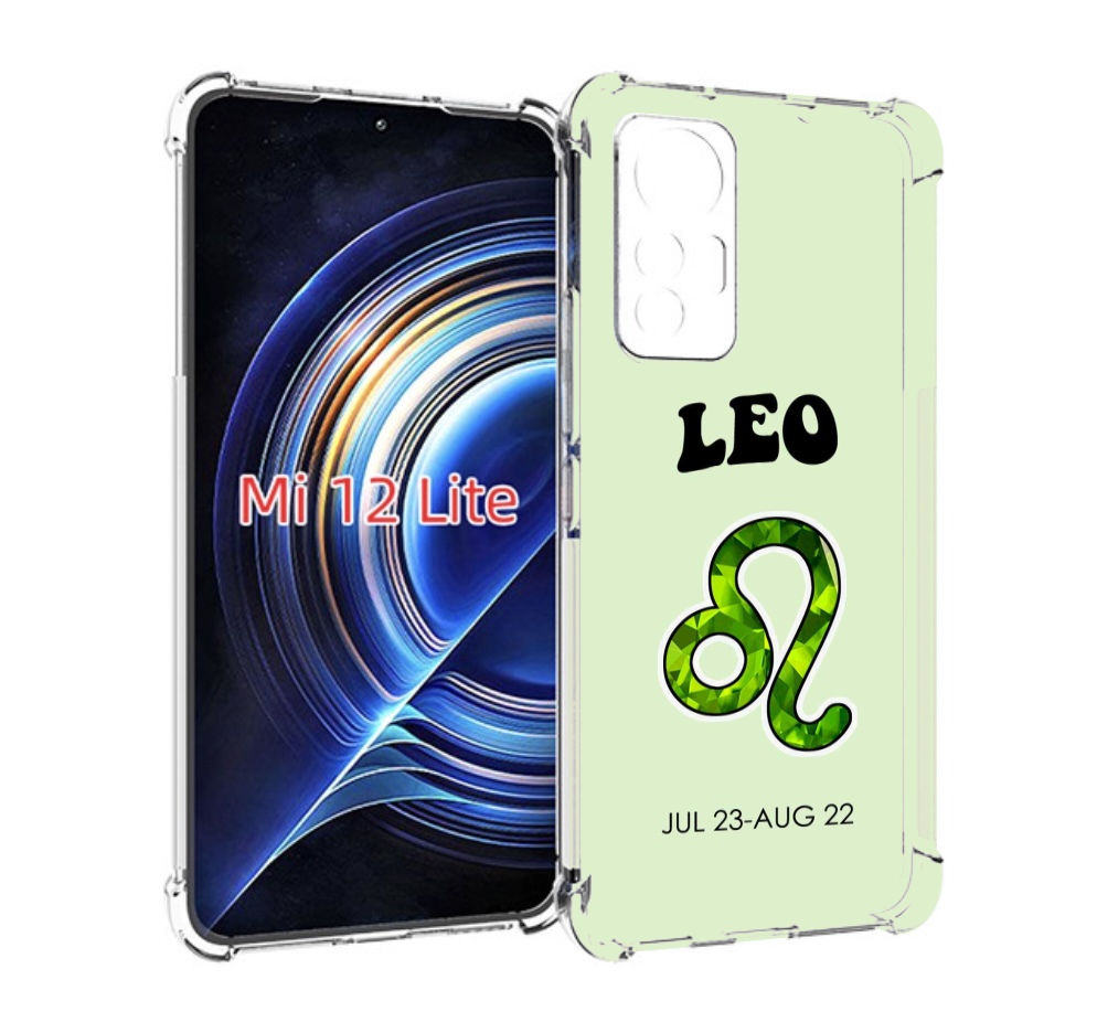 

Чехол MyPads знак зодиака лев 1 для Xiaomi 12 Lite, Прозрачный, Tocco